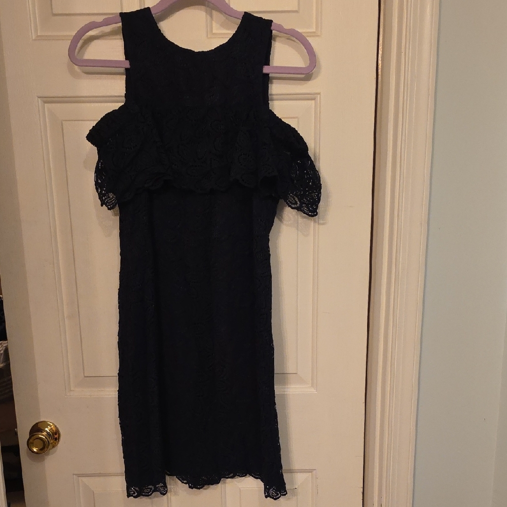Ann Taylor Midnight Lace Dress